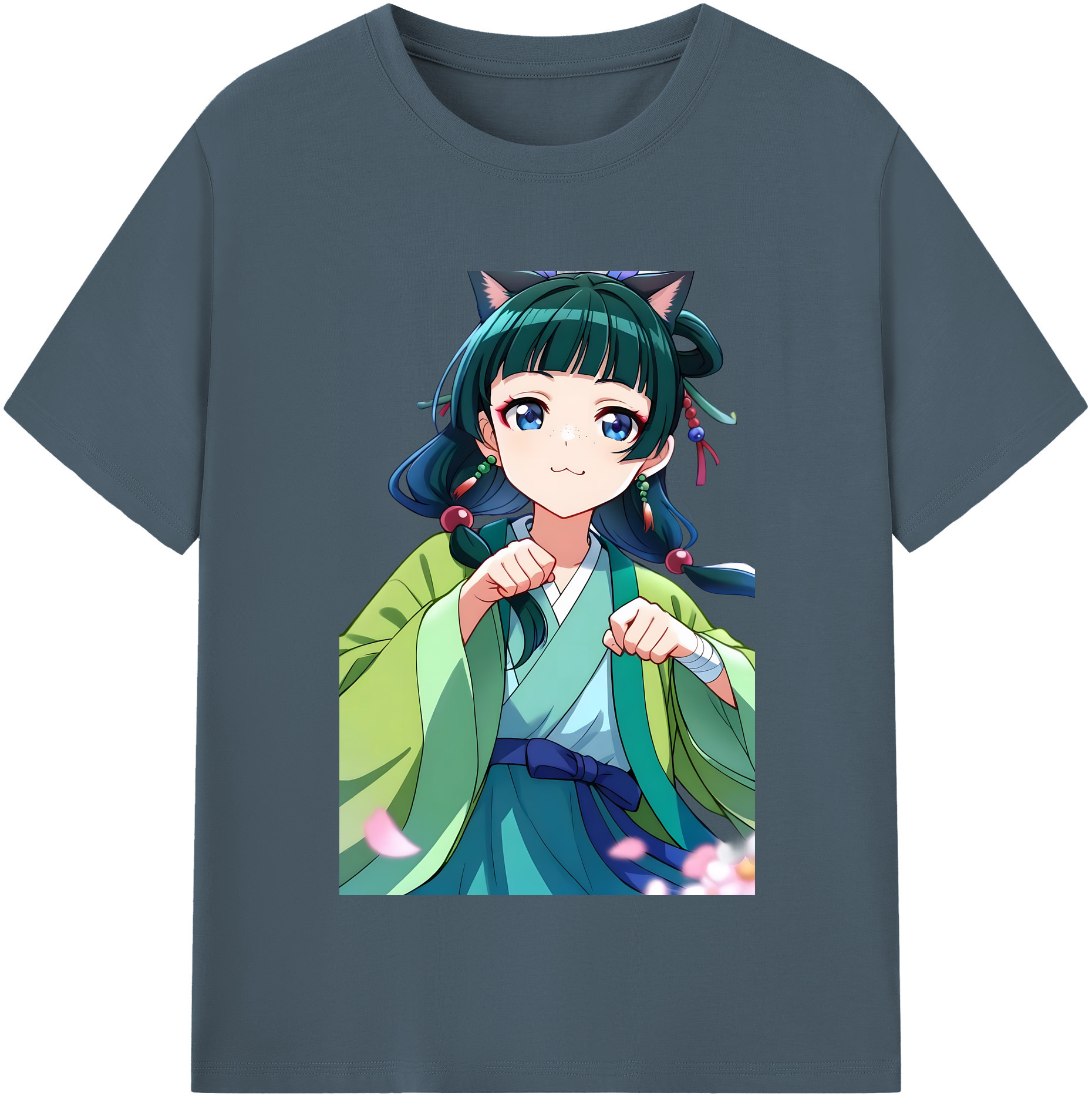 （画像用） 薬屋のひとりごと The Apothecary Diaries 綿100％半袖Tシャツ（フロントプリント）